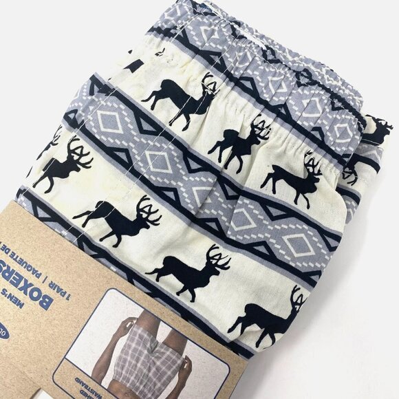 Old Navy Deer Isle Khaki Soft-Washed Boxer Shorts Men 3.75" Inseam Size L. B10 - Picture 2 of 5